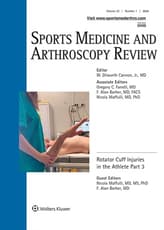 Sports Medicine and Arthroscopy Review
