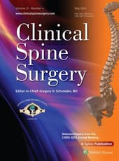 Clinical Spine Surgery Online