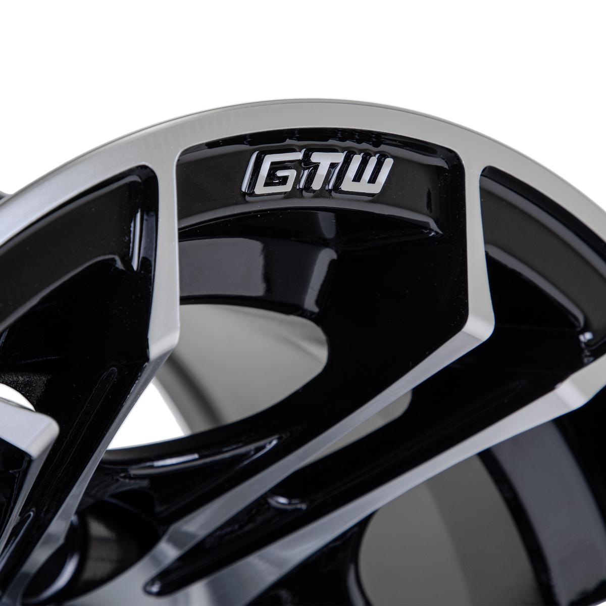 GTW Spyder Machined/Black 10 Inch Wheel
