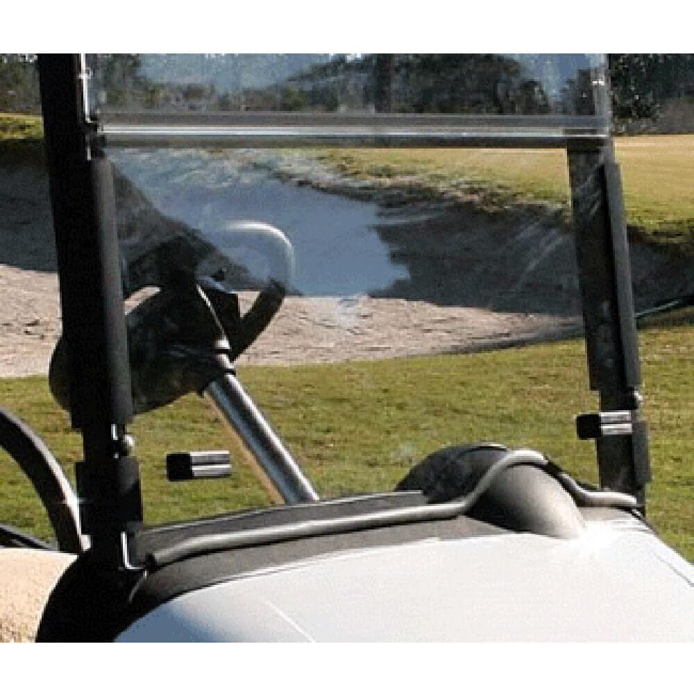 RedDot 2008-2023 EZGO RXV 1/4″ Thick Acrylic Folding Tinted Windshield with Rubber Trim