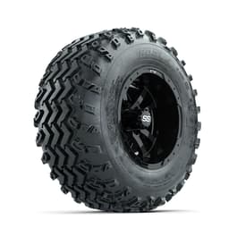 GTW Storm Trooper Black 10 in Wheels with 20x10.00-10 Rogue All Terrain Tires – Full Set