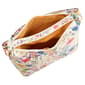 DS Fashion NY Double Zip Convertible Floral Hobo - image 3