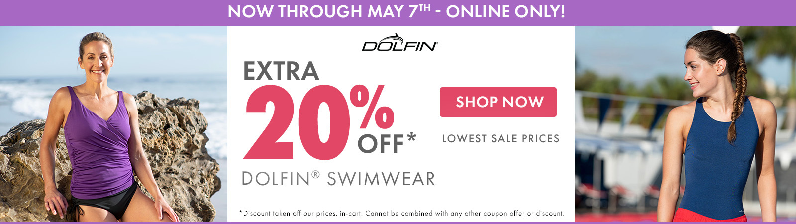 Extra 20% Off Dolfin Swimwear