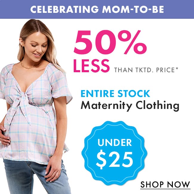 50% less Womens Maternity