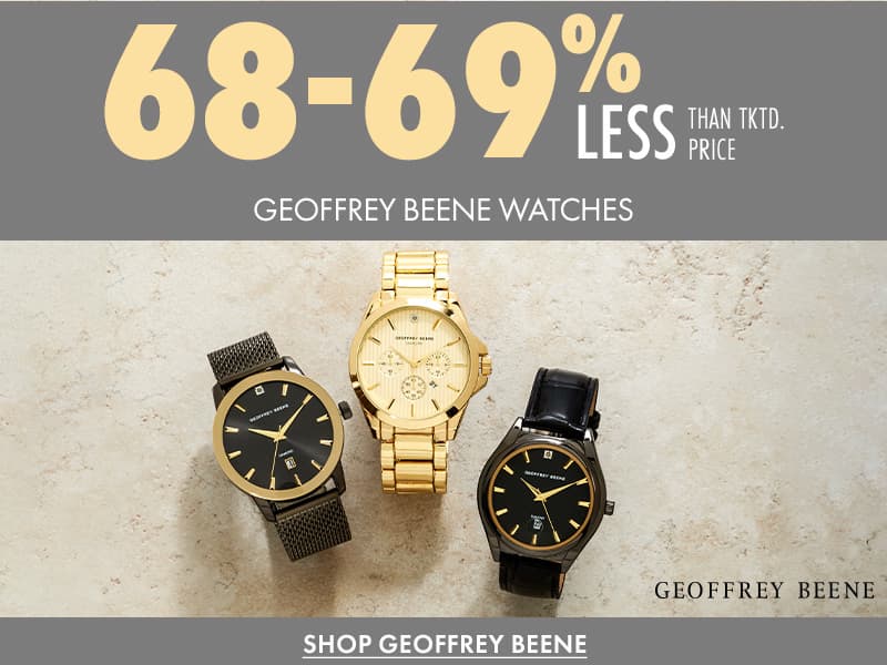 68-69% Less Geoffrey Been Watches