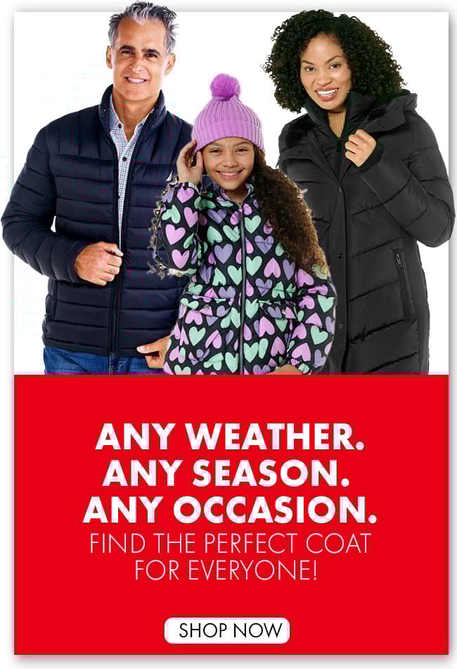 Ready for Any Weather, Any Season, Any Occasion — Find the Perfect Coat for Everyone