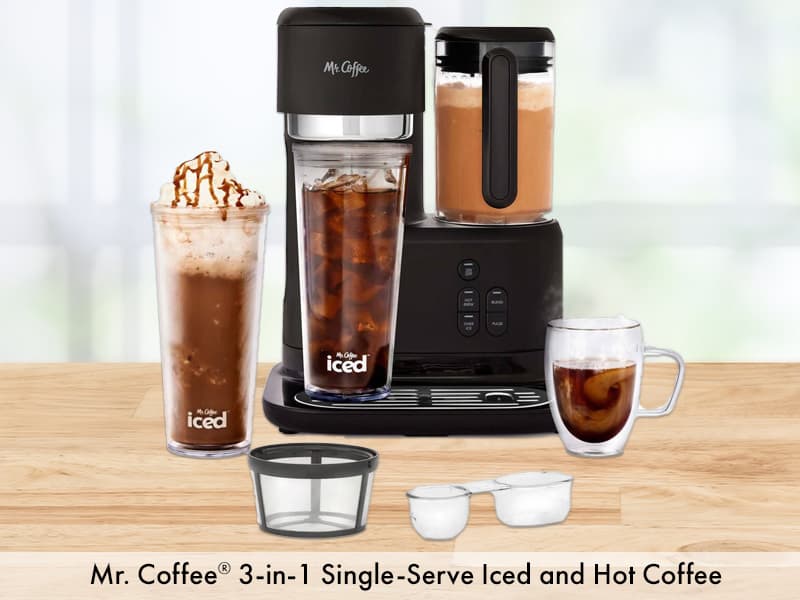Shop Mr. Coffee 3-in-1 Single Serve Iced and Hot Coffee