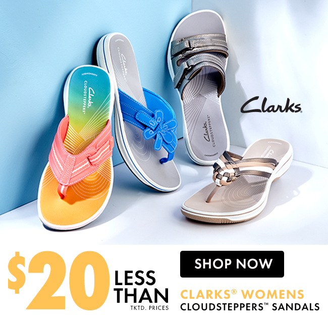 Shop Clark's Cloudsteppers Sandals