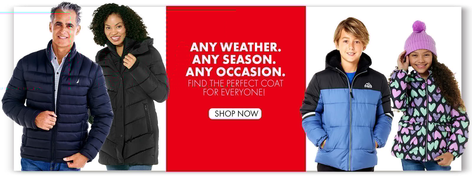 Ready for Any Weather, Any Season, Any Occasion — Find the Perfect Coat for Everyone