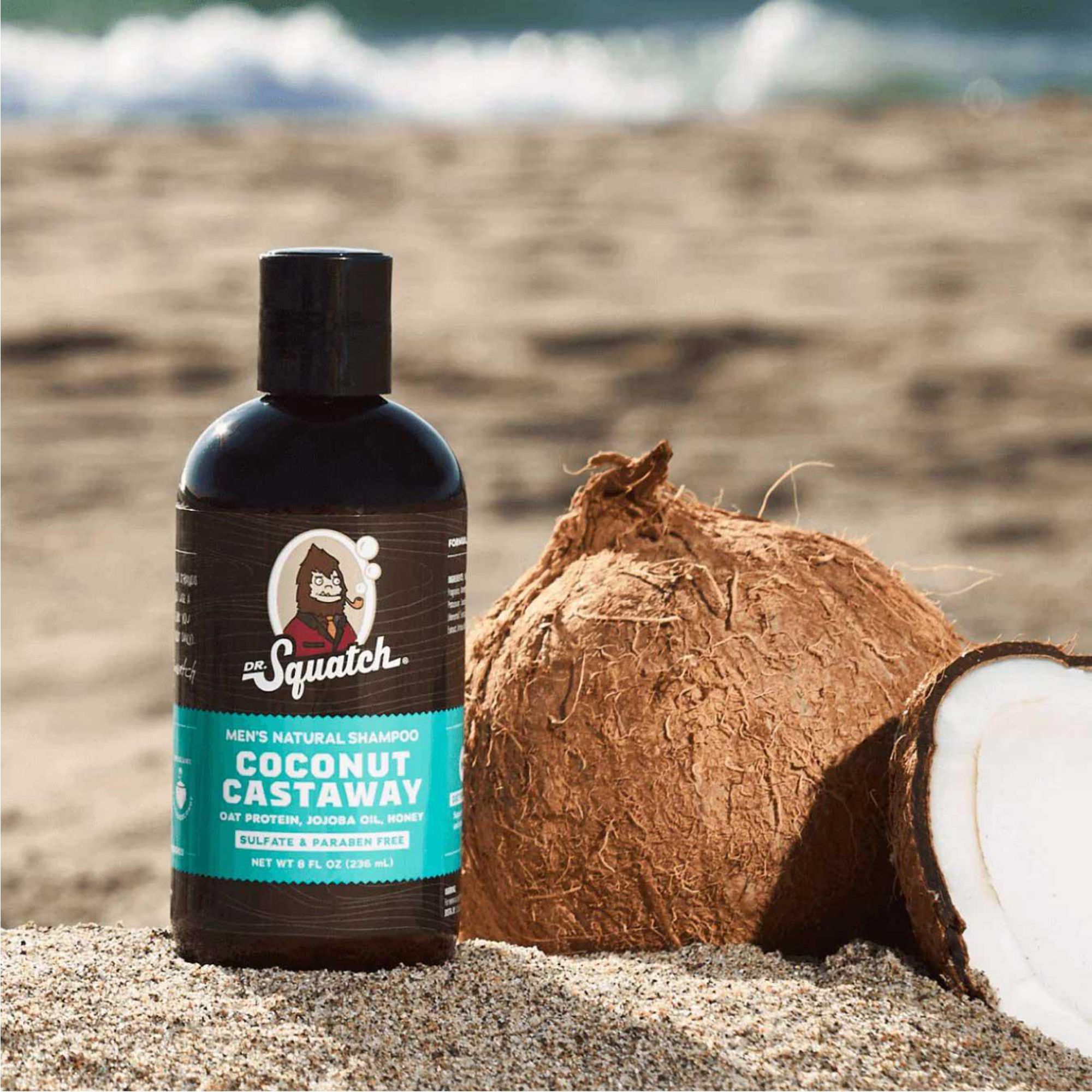 Dr Squatch Mens Coconut Castaway Shampoo - Sun & Ski Sports