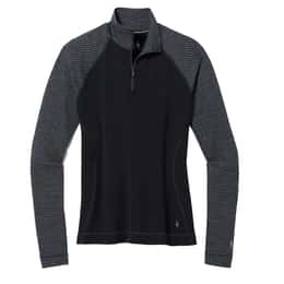 Smartwool Women's Classic Thermal Merino Pattern 1/4 Zip Base Layer Shirt