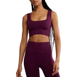 Free People Women's Square Neck Good Karma Crop Top