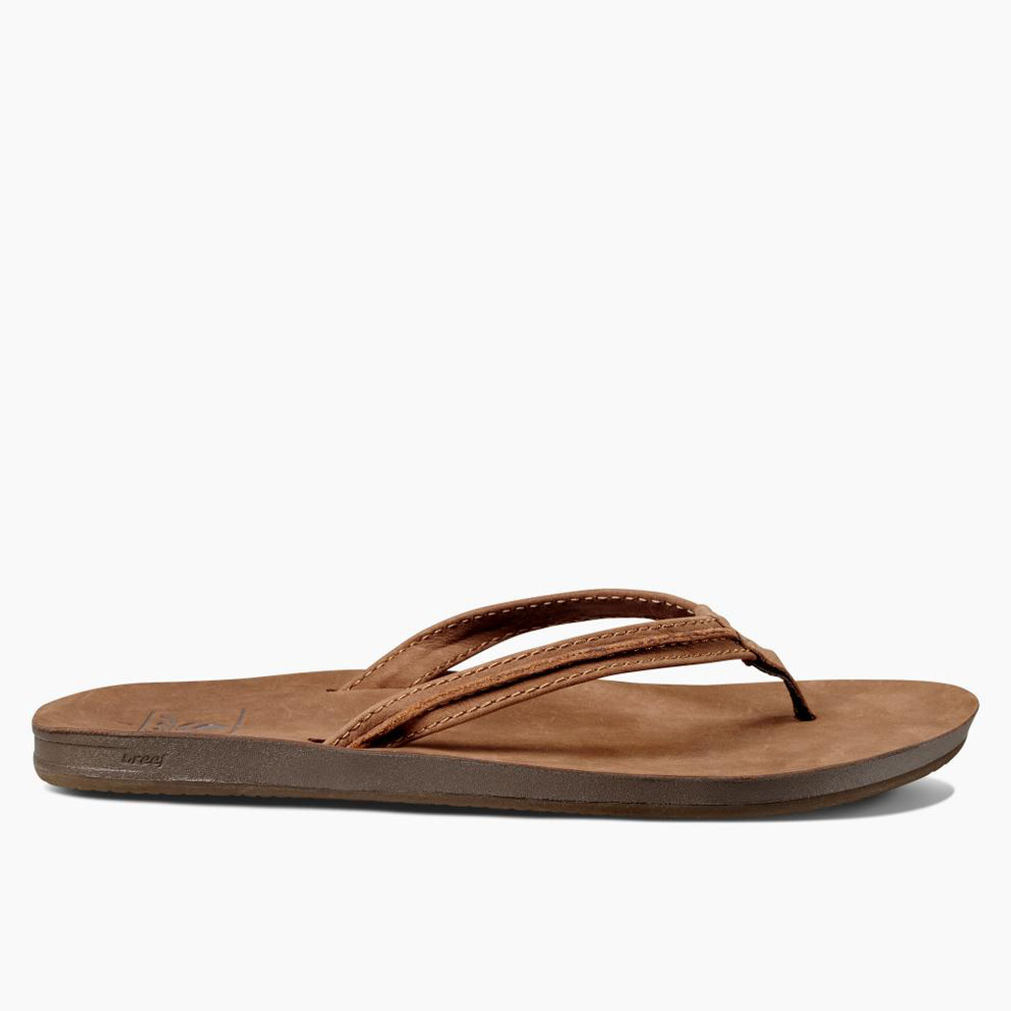 reef ladies leather flip flops