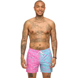 Chubbies Men's Pacific Grids 5.5 in Lined Swim Trunks