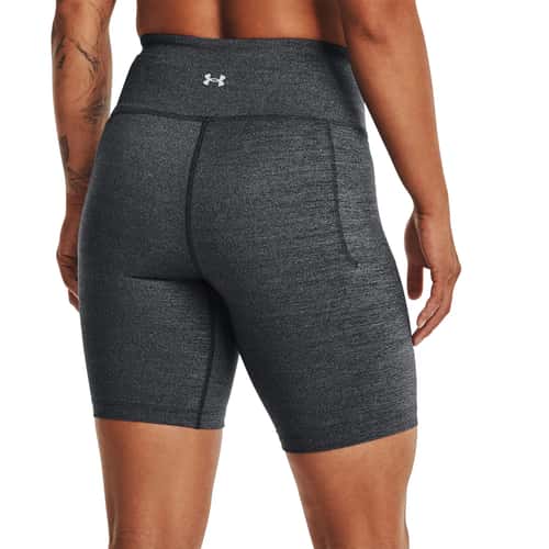 Under Armour Women's UA Meridian Heathered Bike Shorts alt image view 2