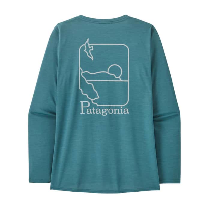 Patagonia Women's Capilene® Cool Daily Graphic Long Sleeve Shirt-Waters