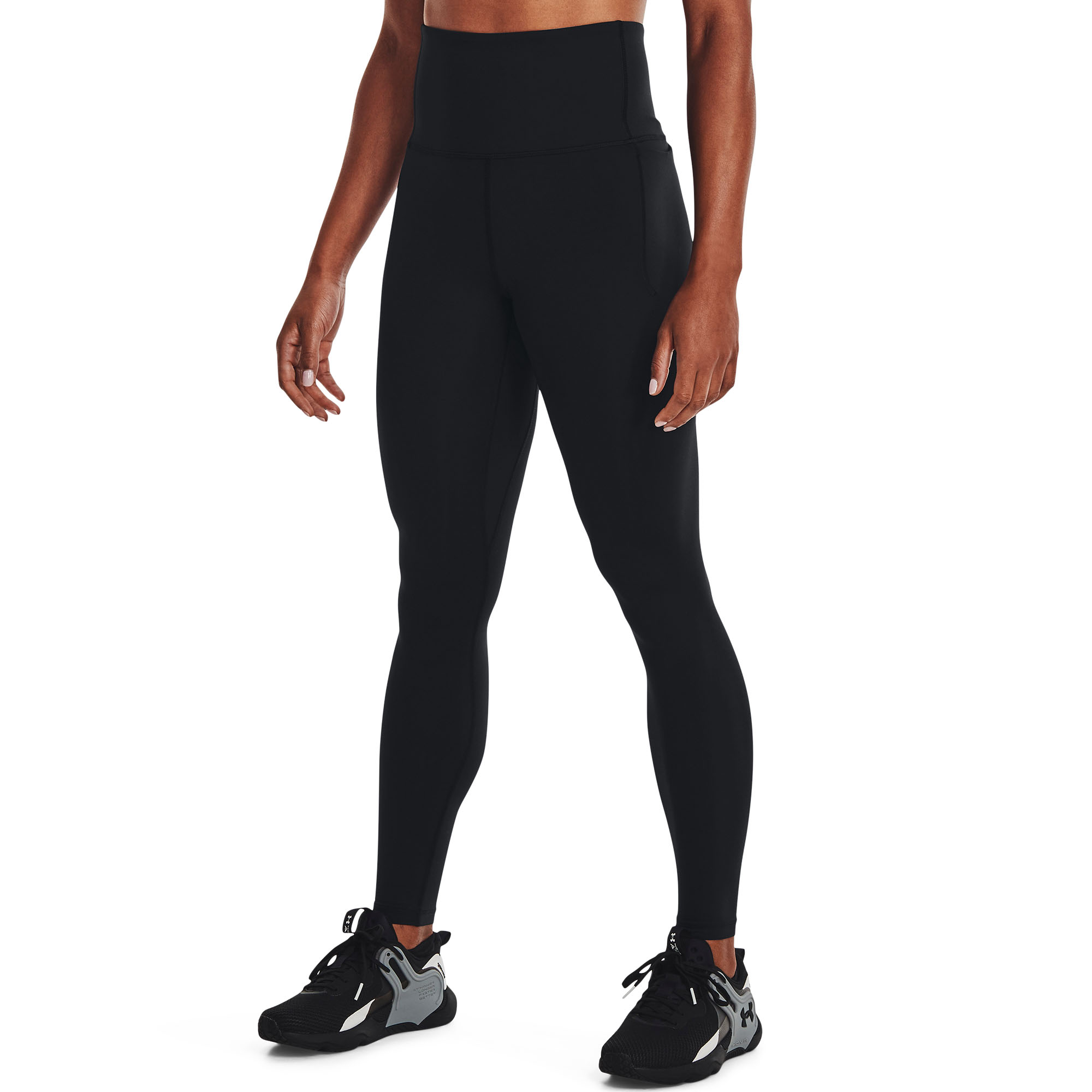 Under Armour Pants M Women Black Fitted Elastic Waistband Activewear