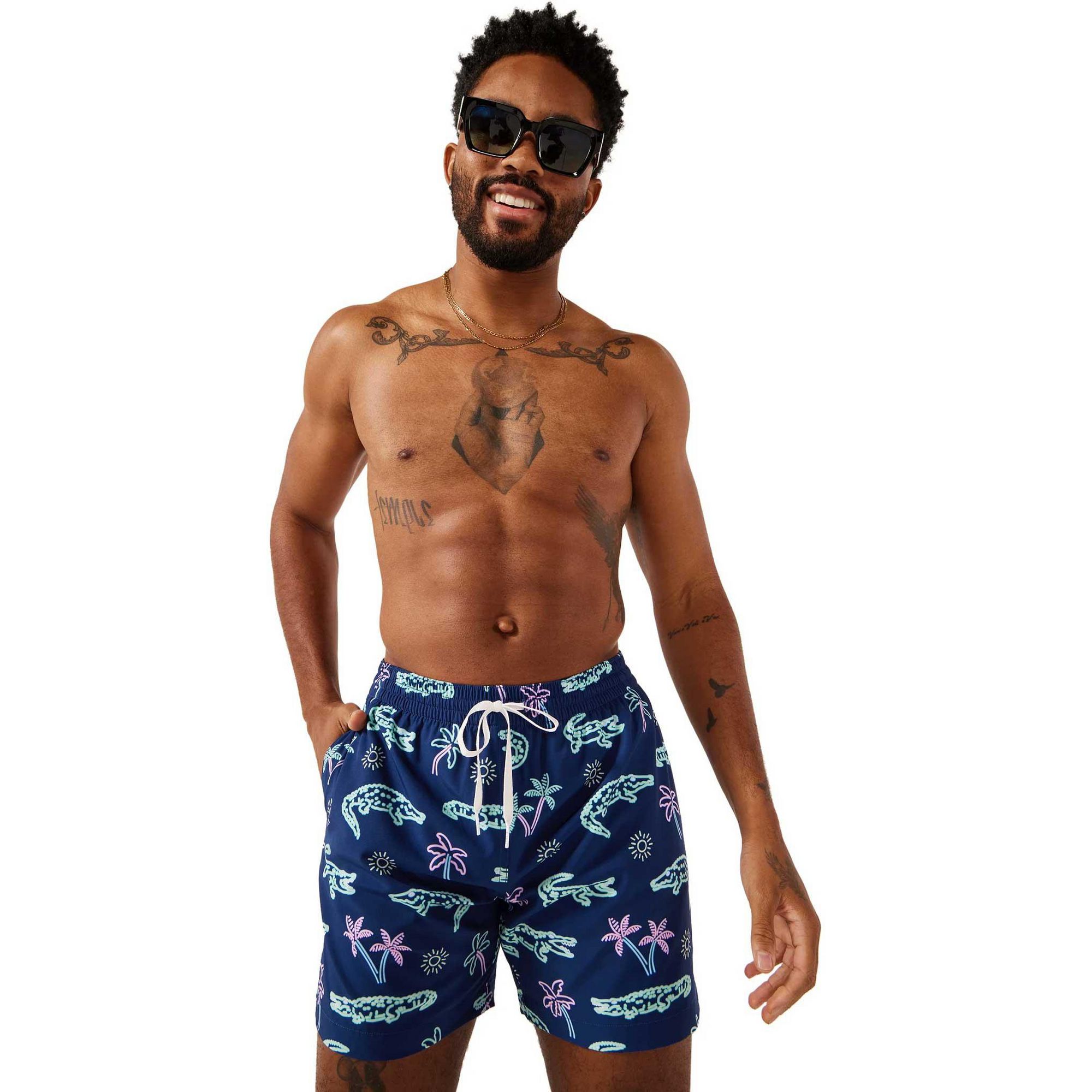 "Chubbies Men's The Neon Glades 55 Swim Trunks"