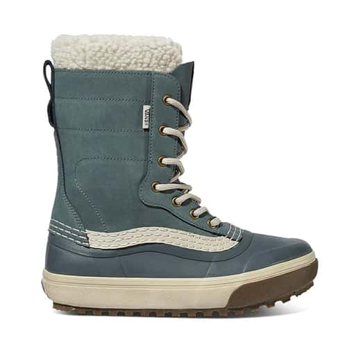 Grey winter fashion boots women's