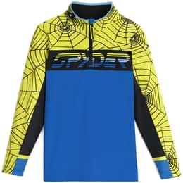 Spyder Boys' Ryder Half Zip T-Neck Top