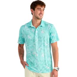 Huk Men's KC Print Pursuit Performance Polo Shirt