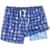 Color Option: Navy Square/Blue Abstract Line