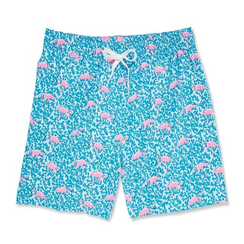 Chubbies Men's Domingos Are For Flamingos 7" Swim Trunks alt image view 1