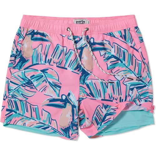 Party Pants Men's Captn Toucan Sport Lined Shorts alt image view 4