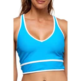 Next By Athena Women's On The Run Kinetic V Neck Crop Top