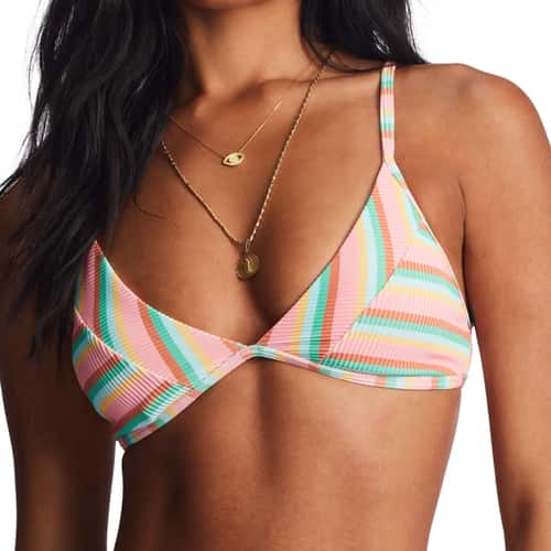 Billabong Women's Island Glow Tanlines Charlie Fixed Triangle Bikini Top alt image view 1