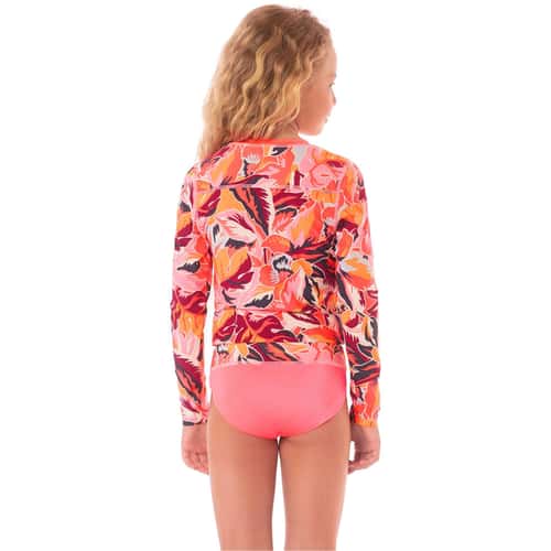 Maaji Girls' Coral Leafy Odyssey RashguardSet alt image view 2