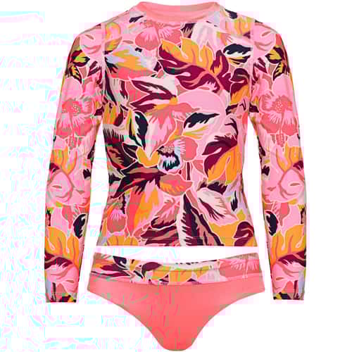 Maaji Girls' Coral Leafy Odyssey RashguardSet alt image view 6