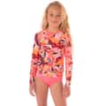 Maaji Girls' Coral Leafy Odyssey RashguardSet alt image view 1