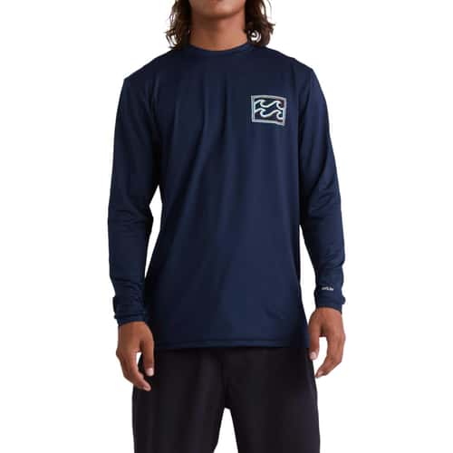 Billabong Men's Crayon Wave UPF 50 Surf Long Sleeve Rashguard alt image view 5