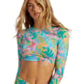 Billabong Women's Tropic Daze Cropped Rashguard alt image view 1