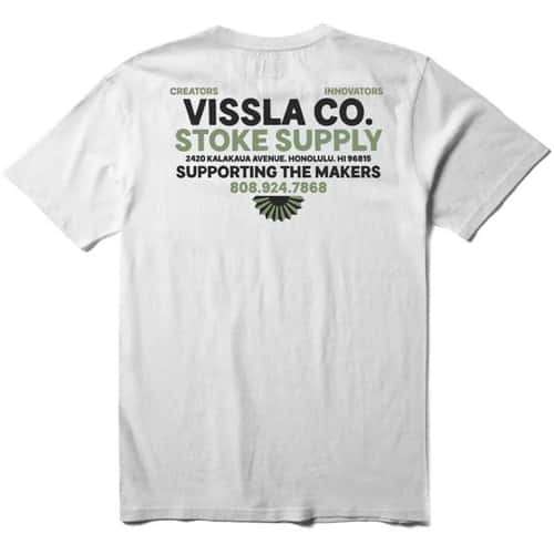 Vissla Men's Stoke Supply Short Sleeve Pocket T Shirt alt image view 1