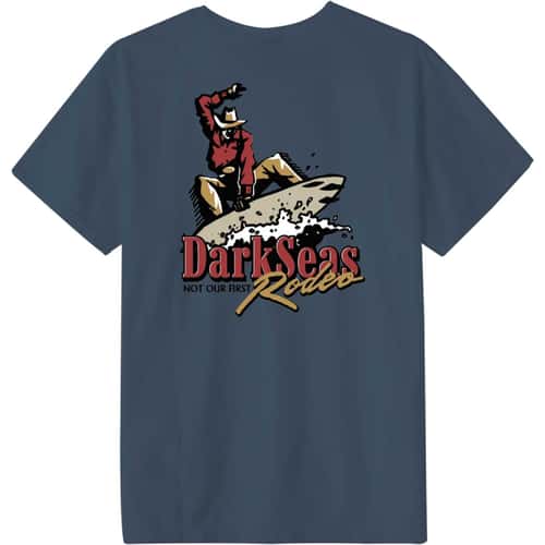 Dark Seas Men's Rodeo Pigment T Shirt alt image view 3
