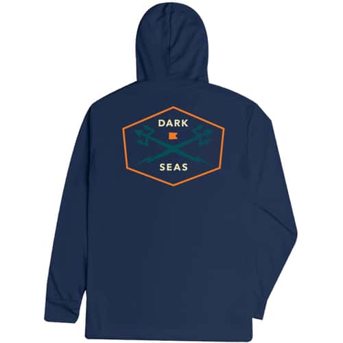 Dark Seas Men's Progressive Long Sleeve Hooded T Shirt alt image view 1