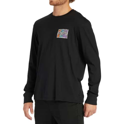 Billabong Men's Crayon Wave Long Sleeve T Shirt alt image view 2