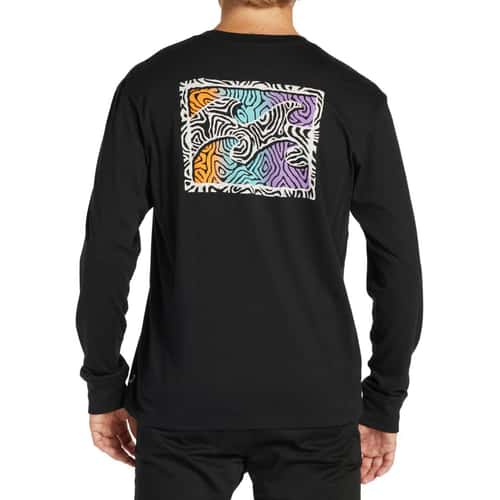 Billabong Men's Crayon Wave Long Sleeve T Shirt alt image view 1