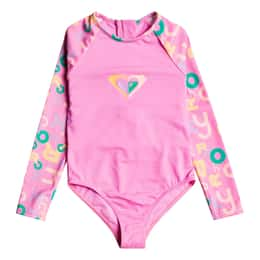 ROXY Girls' Funny Bambino Long Sleeve One-Piece Rashguard