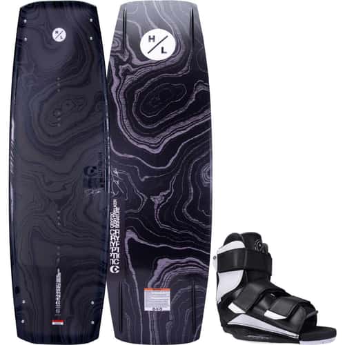 Hyperlite Men's Cryptic Wakesboard Package with Formula 7-10 Bindings '24 alt image view 1