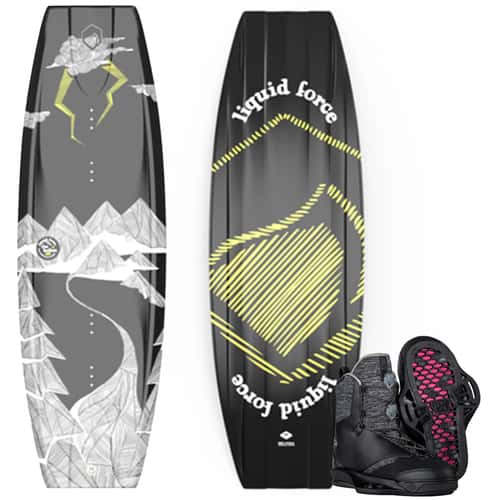 Liquid Force Bullox Wakeboard Package with TAO 6X 8-10 Bindings '24 alt image view 1