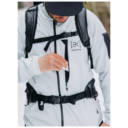Burton Men's [ak] Helium Power Grid Full-Zip Fleece Jacket alt image view 4