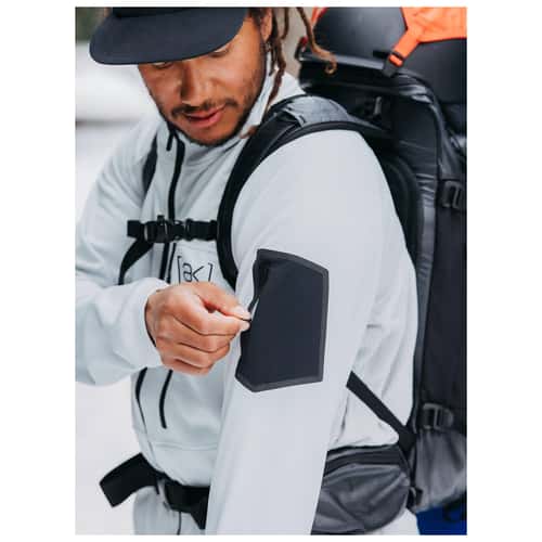 Burton Men's [ak] Helium Power Grid Full-Zip Fleece Jacket alt image view 5
