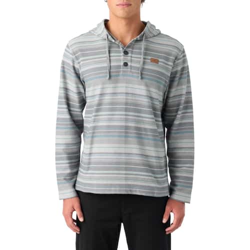 O'Neill Men's Bavaro Stripe Poncho Fleece Pullover alt image view 1