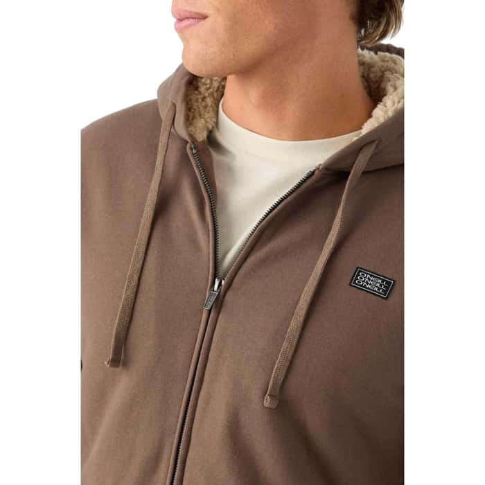 O'Neill Men's Fifty Two High Pile Lined Zip Fleece Hoodie