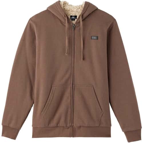 O'Neill Men's Fifty Two High Pile Lined Zip Fleece Hoodie alt image view 2
