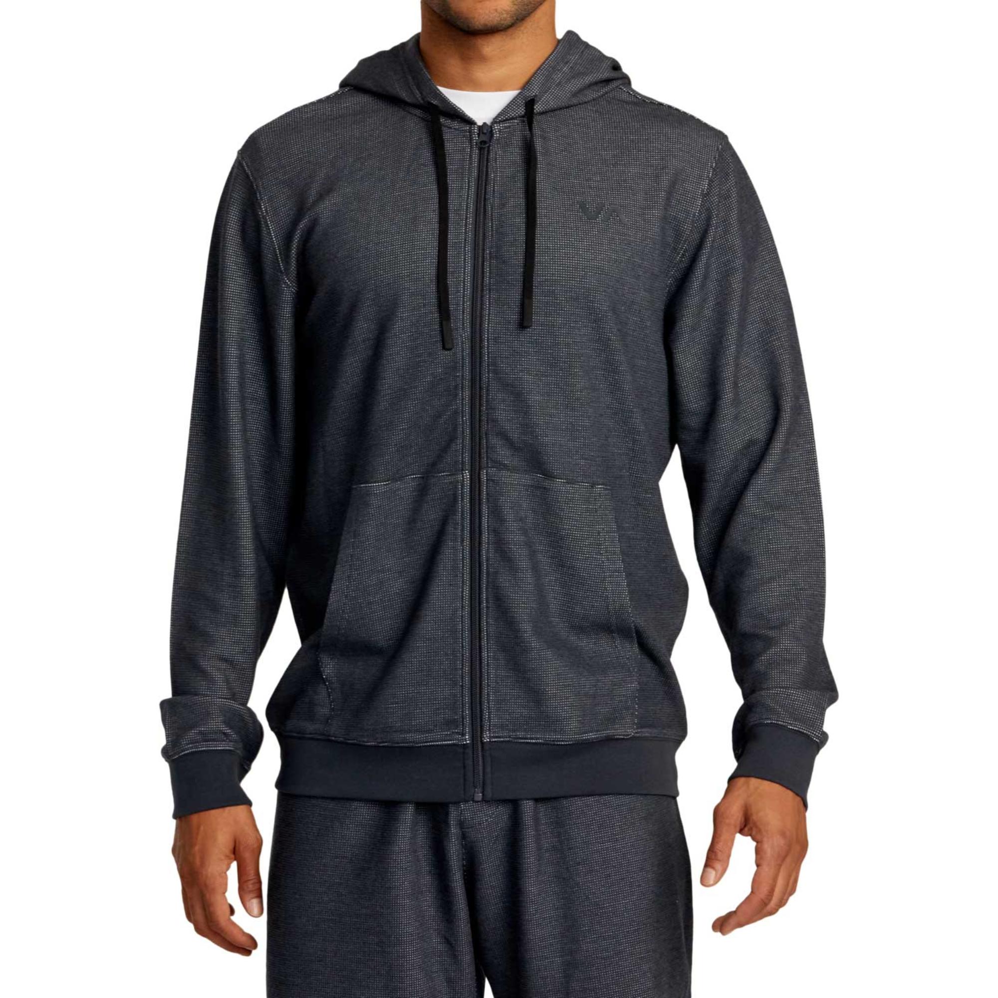 RVCA Men's C-Able Waffle Knit Zip Hoodie - Sun & Ski Sports