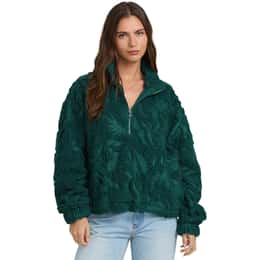 Billabong Women's All The Time Sherpa Half Zip Fleece